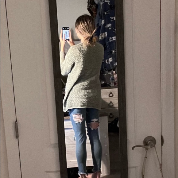 Green Crochet Cardigan🦖 - Picture 3 of 4